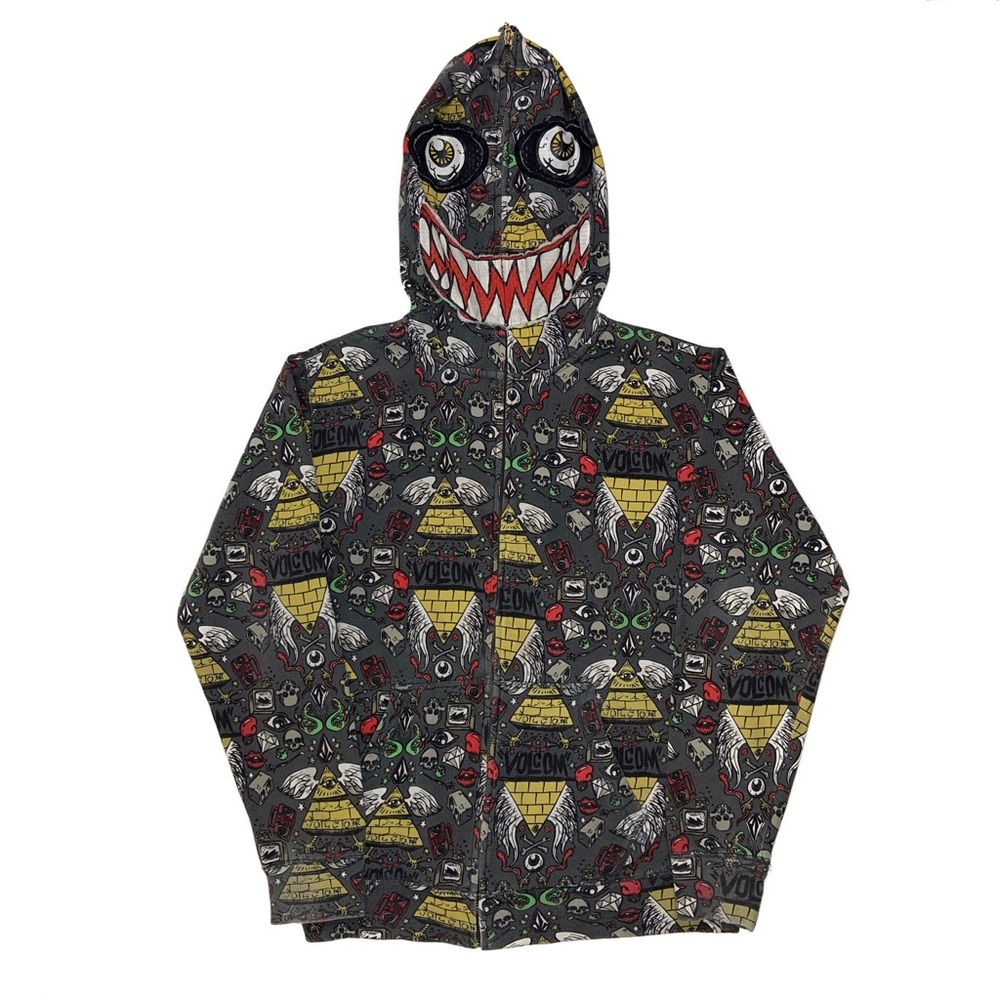 Ryan Sheckler Volcom CO OP mask zip hoodie XL